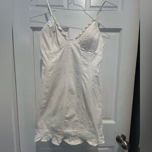 Elegant White Slip Dress